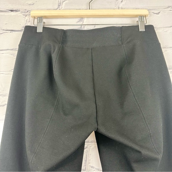 Eileen Fisher Petite Pull On Pants Black Womens Medium MP Stretch Career - Picture 6 of 10